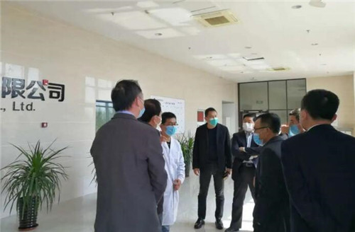 大连市卫健委主任一行调研双迪晶泰新冠核酸检测工作