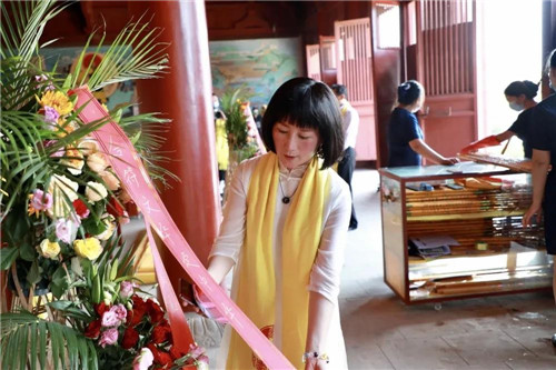 安发高益槐等人参加拜祖大典 传承文化 传承大爱