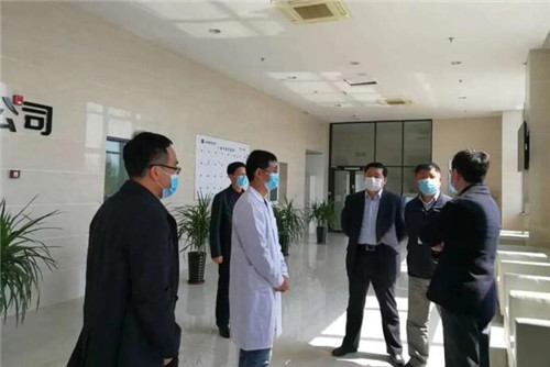 大连市卫健委主任一行调研双迪晶泰新冠核酸检测工作