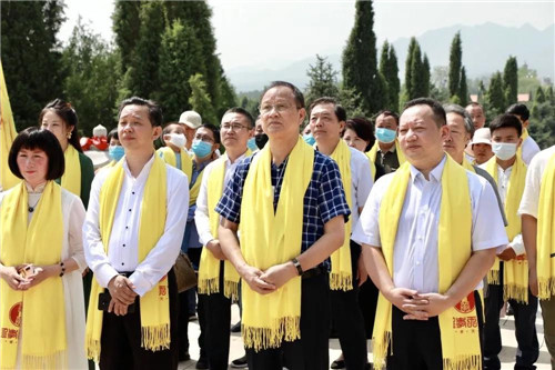 安发高益槐等人参加拜祖大典 传承文化 传承大爱