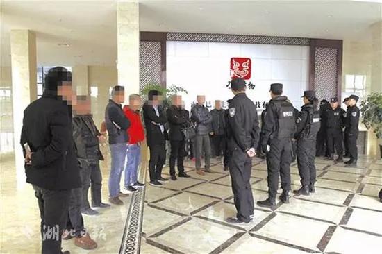 　▲抓捕现场。