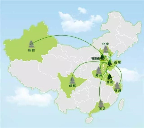 安然合肥、石家庄分公司公益植树活动接力开启