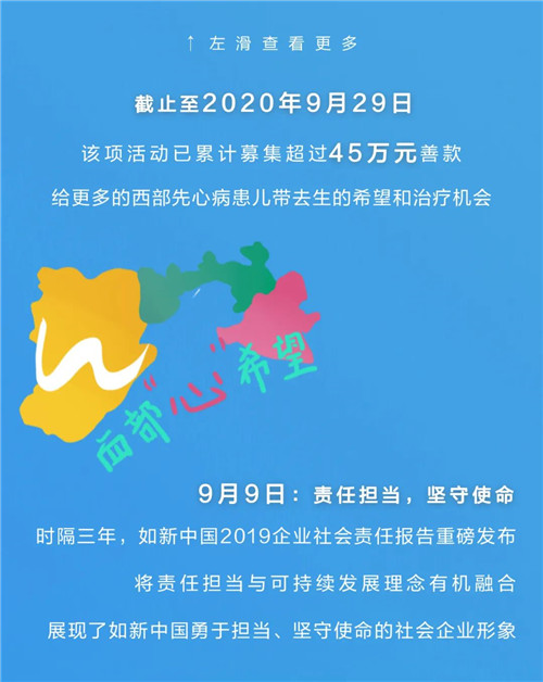 如新善的力量月，持续行善让爱发光