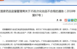 广州合盛等11家企业化妆品不合格 药监局要求立案调查
